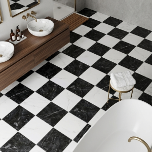 Checkerboard Marble Tile